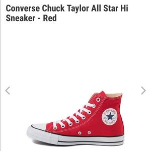 Red high top converse!